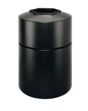 45 Gallon Round Garbage Can- Black