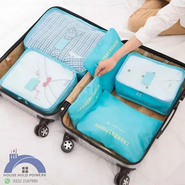 6pcs Travel Pouch Set