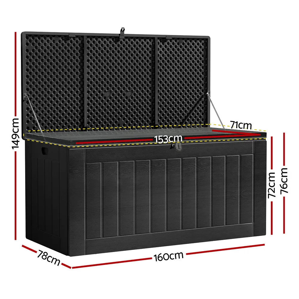 830L UV Weather-Resistant Outdoor Storage Bench - Gardeon