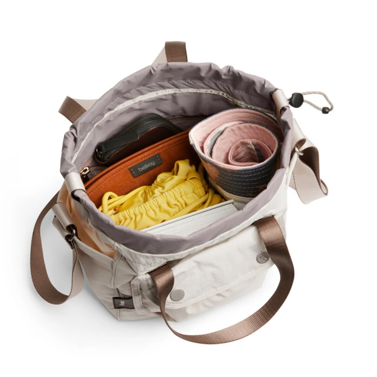 Bellroy Cinch Bucket Bag in Oat