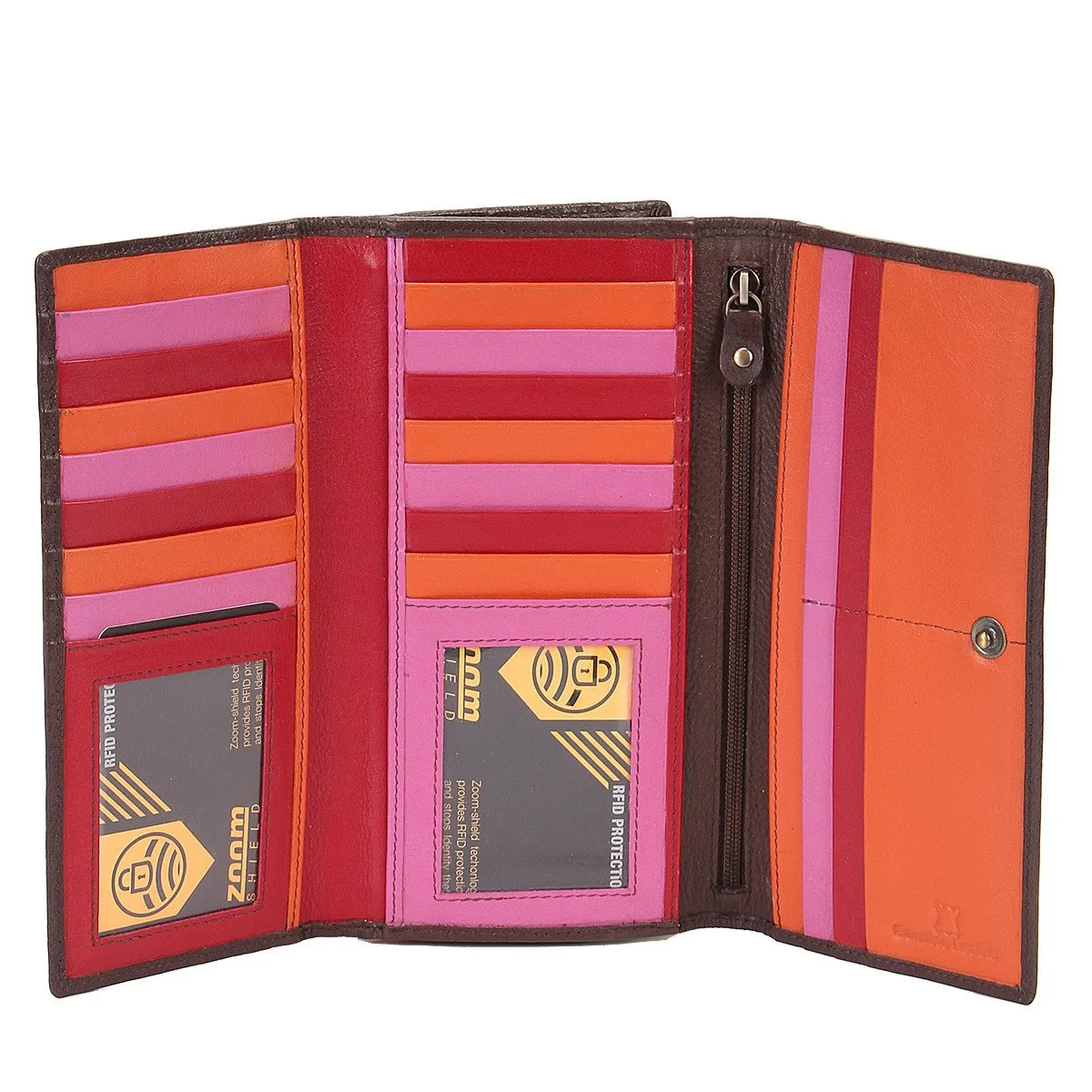 Celeste Continental Flap RFID Leather Wallet