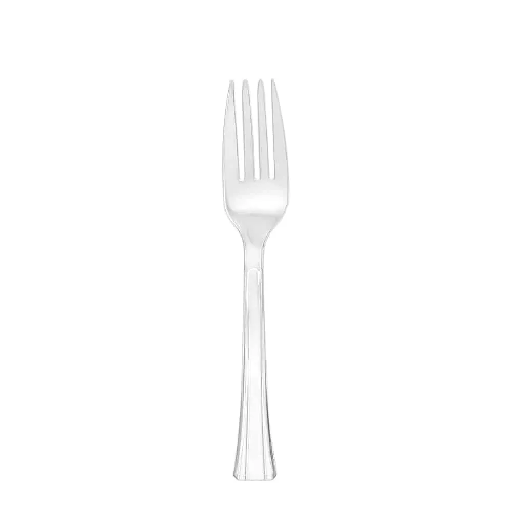 Clear Premium Plastic Cutlery Combo