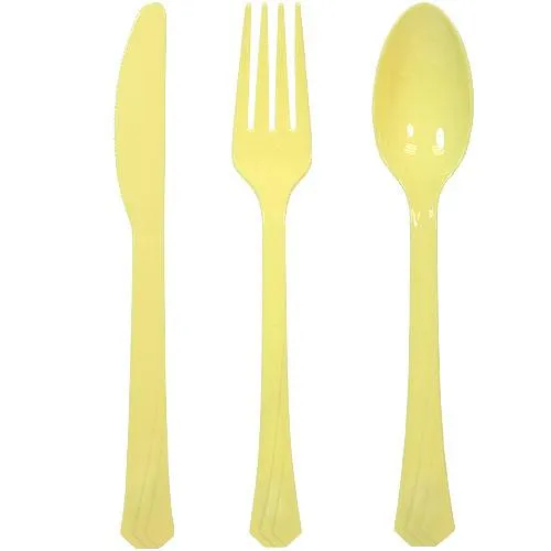 Deluxe Plastic Cutlery Combo