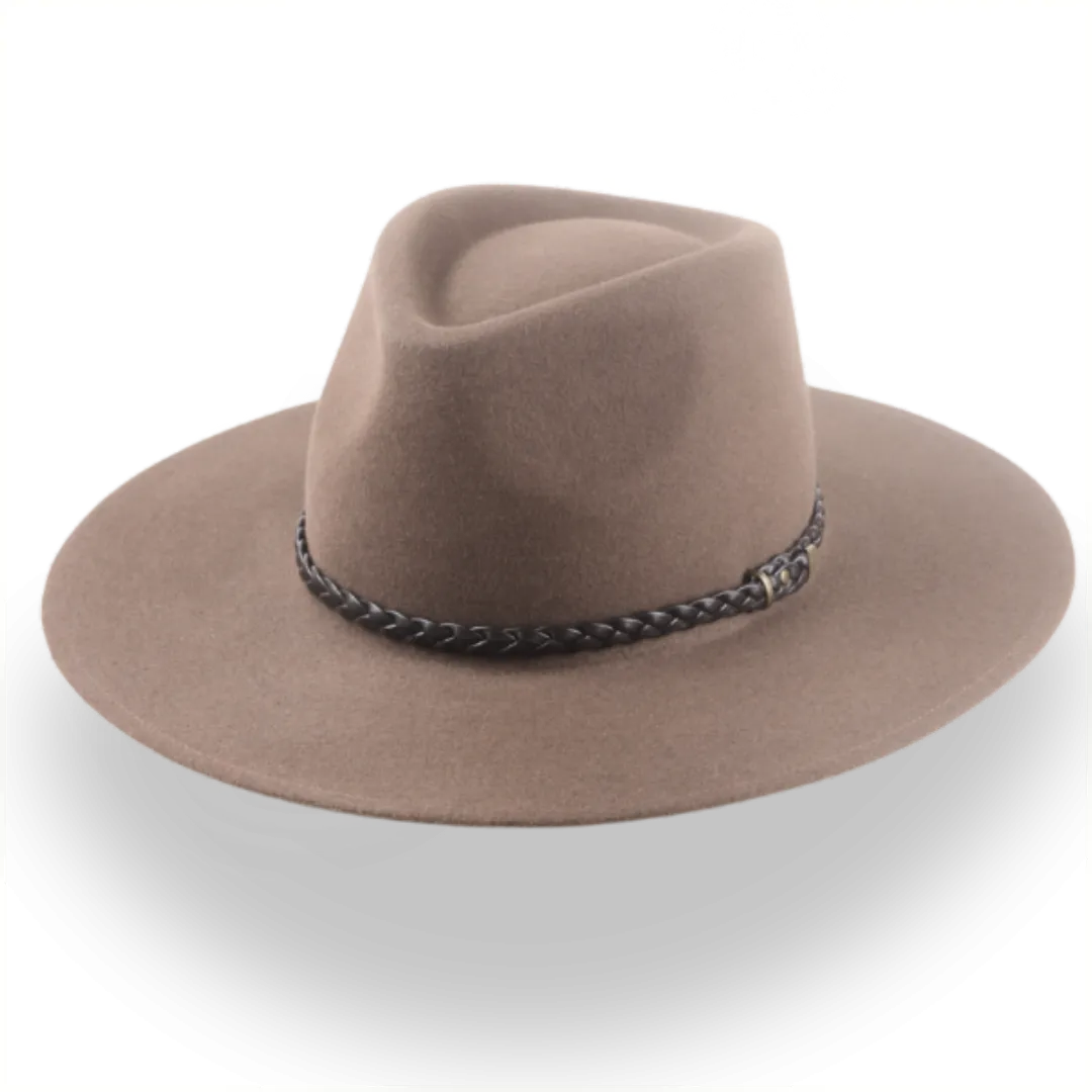 Durable Wide Brim Outback Fedora for Adventurers | The Bush