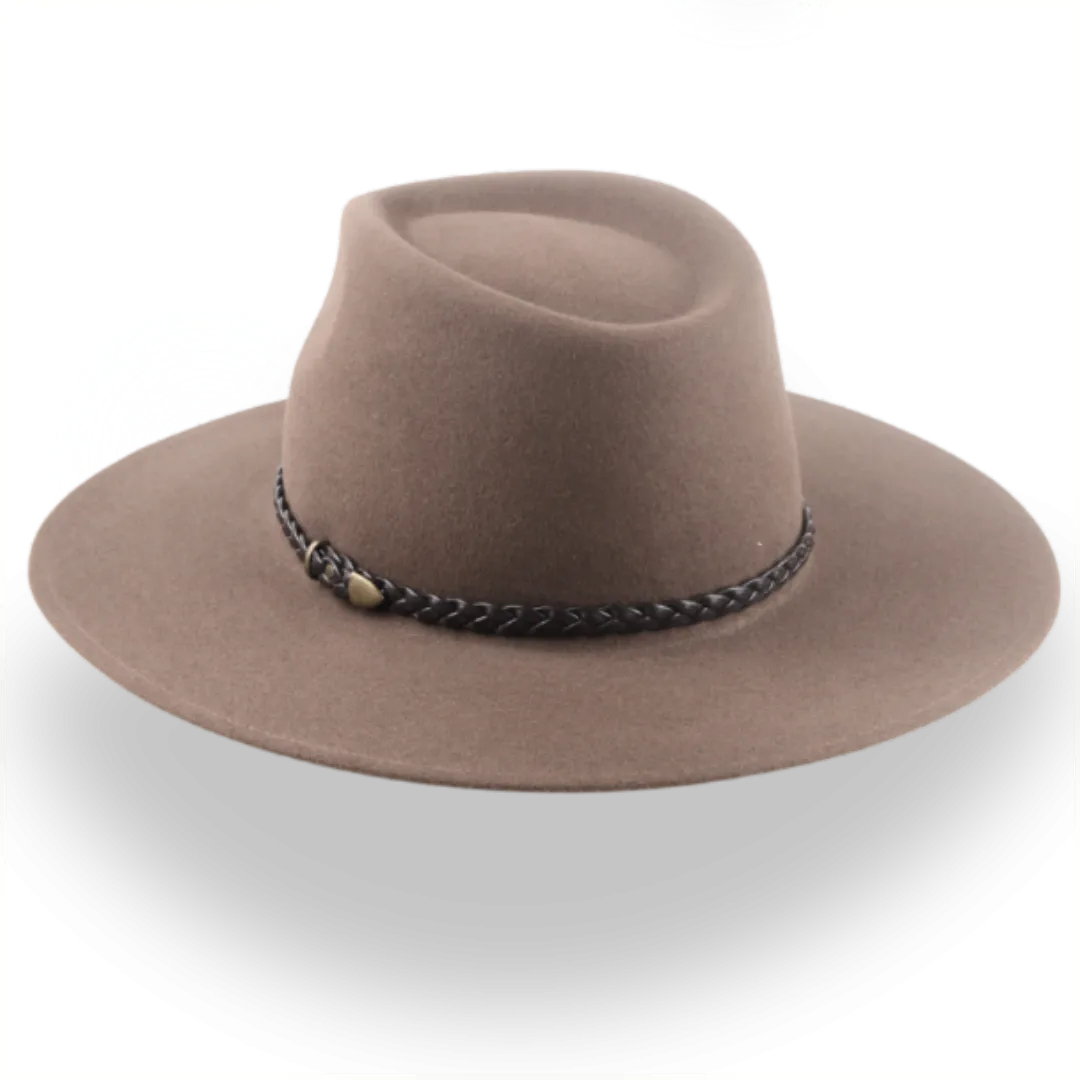 Durable Wide Brim Outback Fedora for Adventurers | The Bush