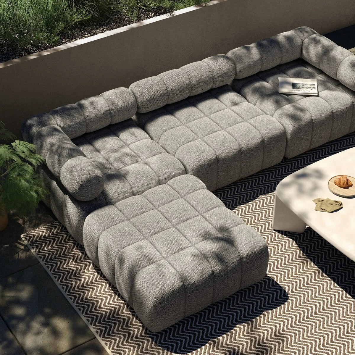 Florida Outdoor 3-Piece Sectional