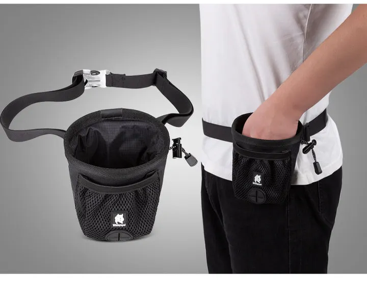 Hands-Free Training Treat Bag with Belt Clip - Whinhyepet