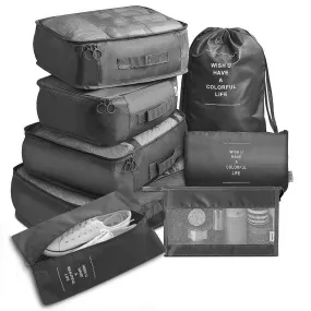 Large Travel Packing Cubes (8 pc)