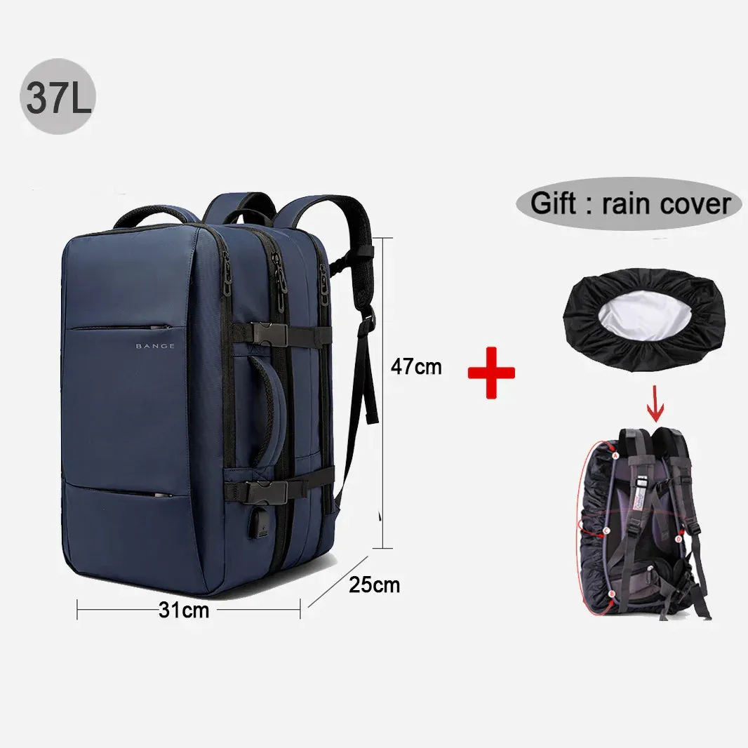 Modern Style Expandable Smart Large Waterproof Travel Backpack