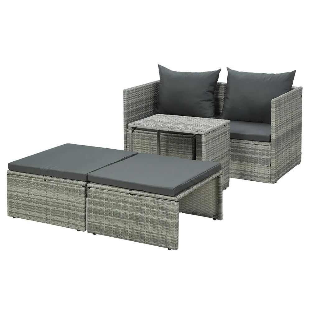 Multi Function Outdoor Setting - Grey