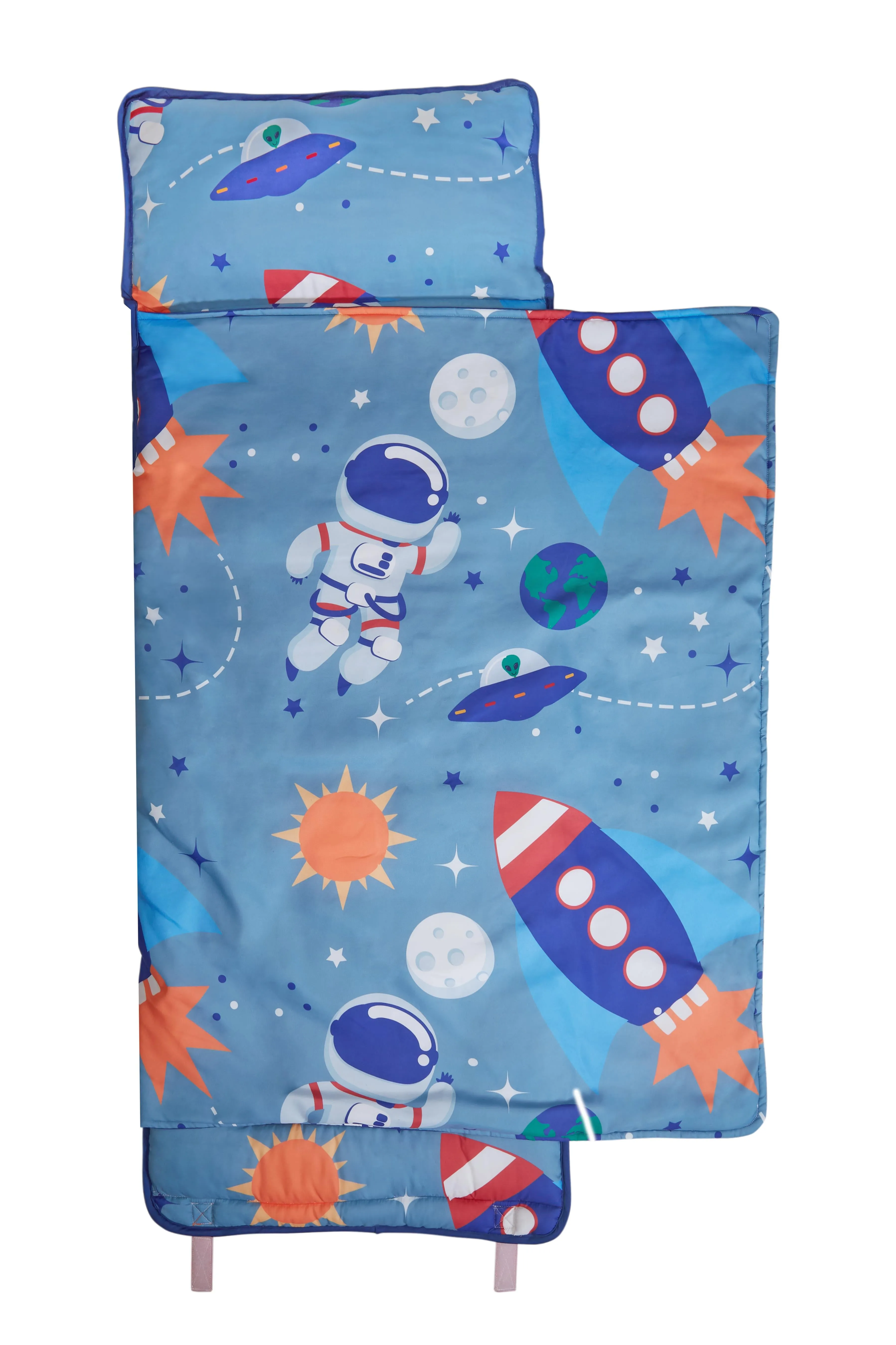 Outer Space Adventures Nap Mat with Pillow