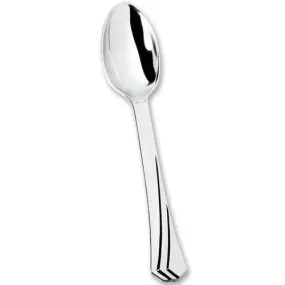 Polished Metallic Deluxe Plastic Cutlery