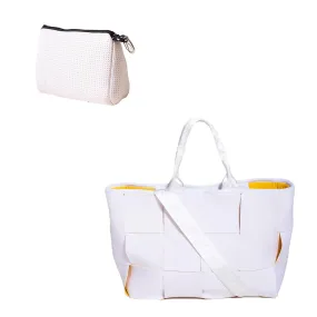 POUCH   ICON TOTE - WHITE