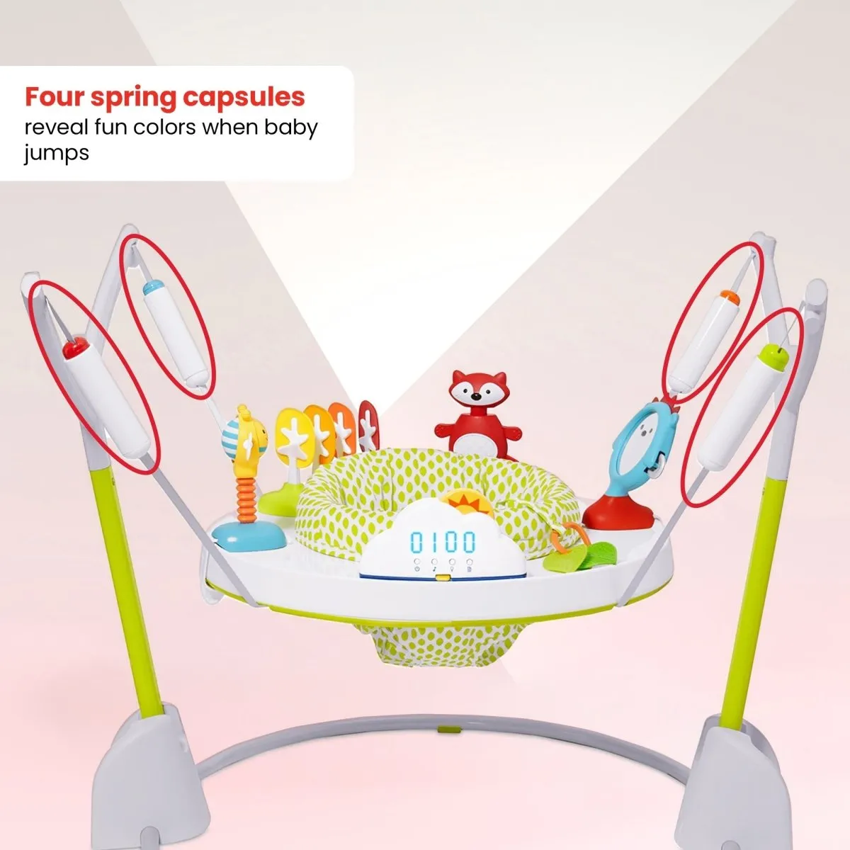 Skip Hop E&M Jumpscape Fold-Away Activity Jumper