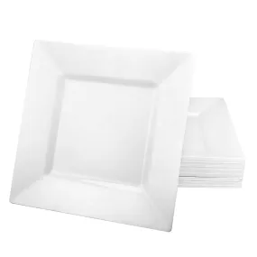 Squares Pearl Premium Plastic Square Dinnerware