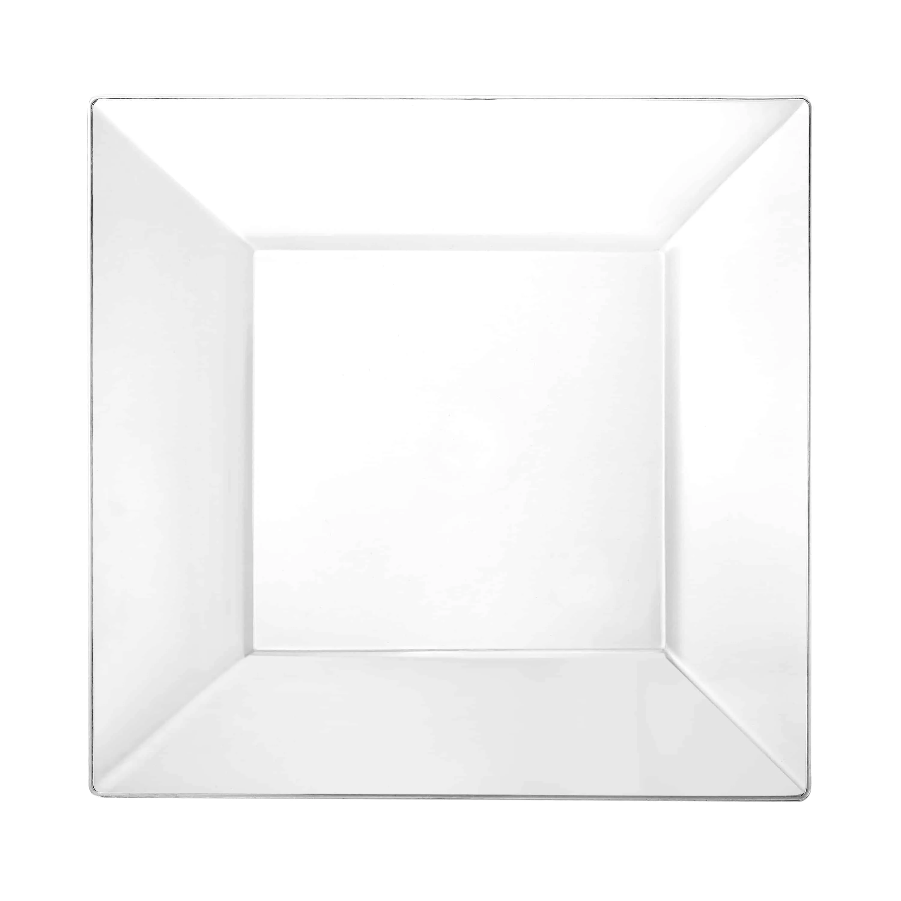 Squares Pearl Premium Plastic Square Dinnerware