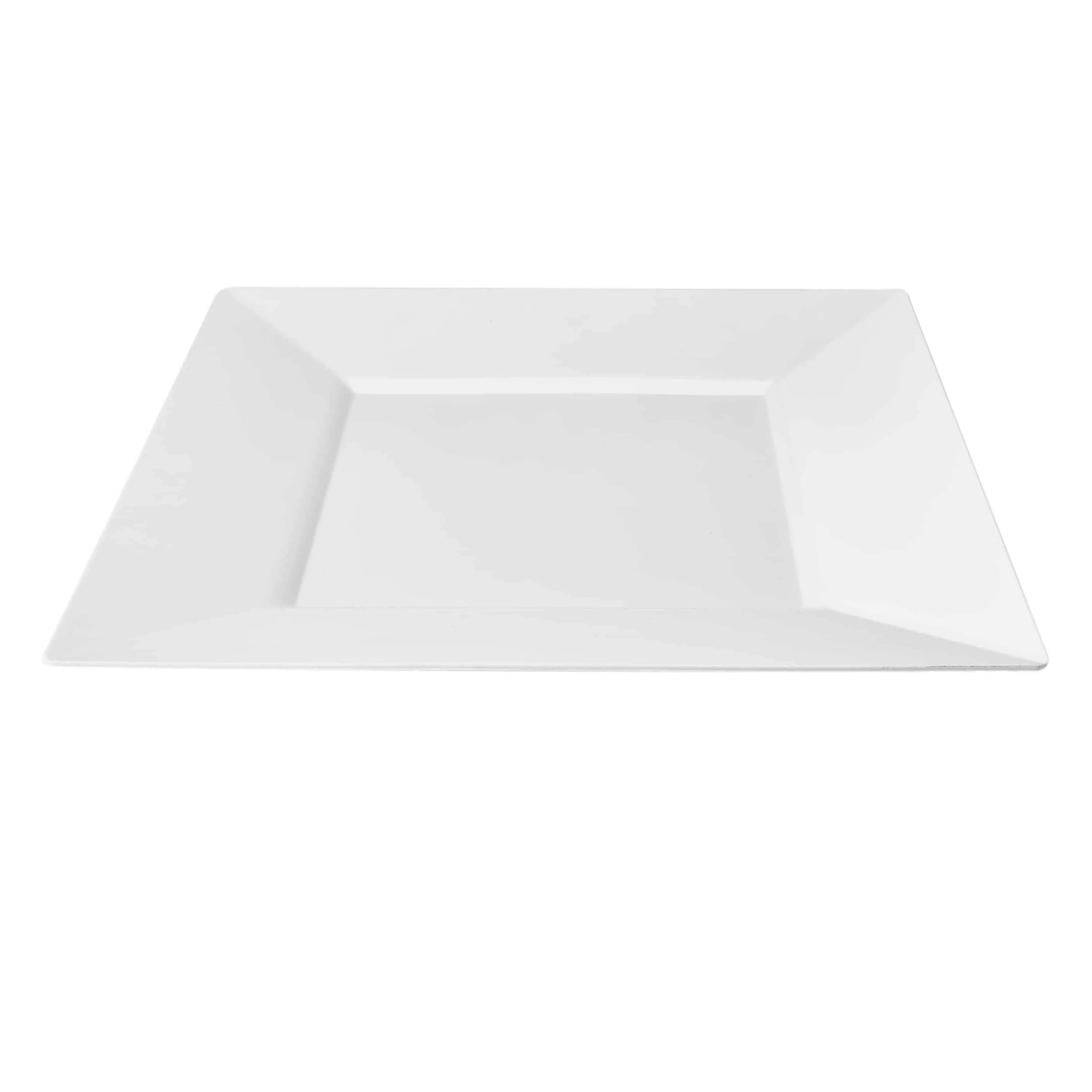 Squares Pearl Premium Plastic Square Dinnerware