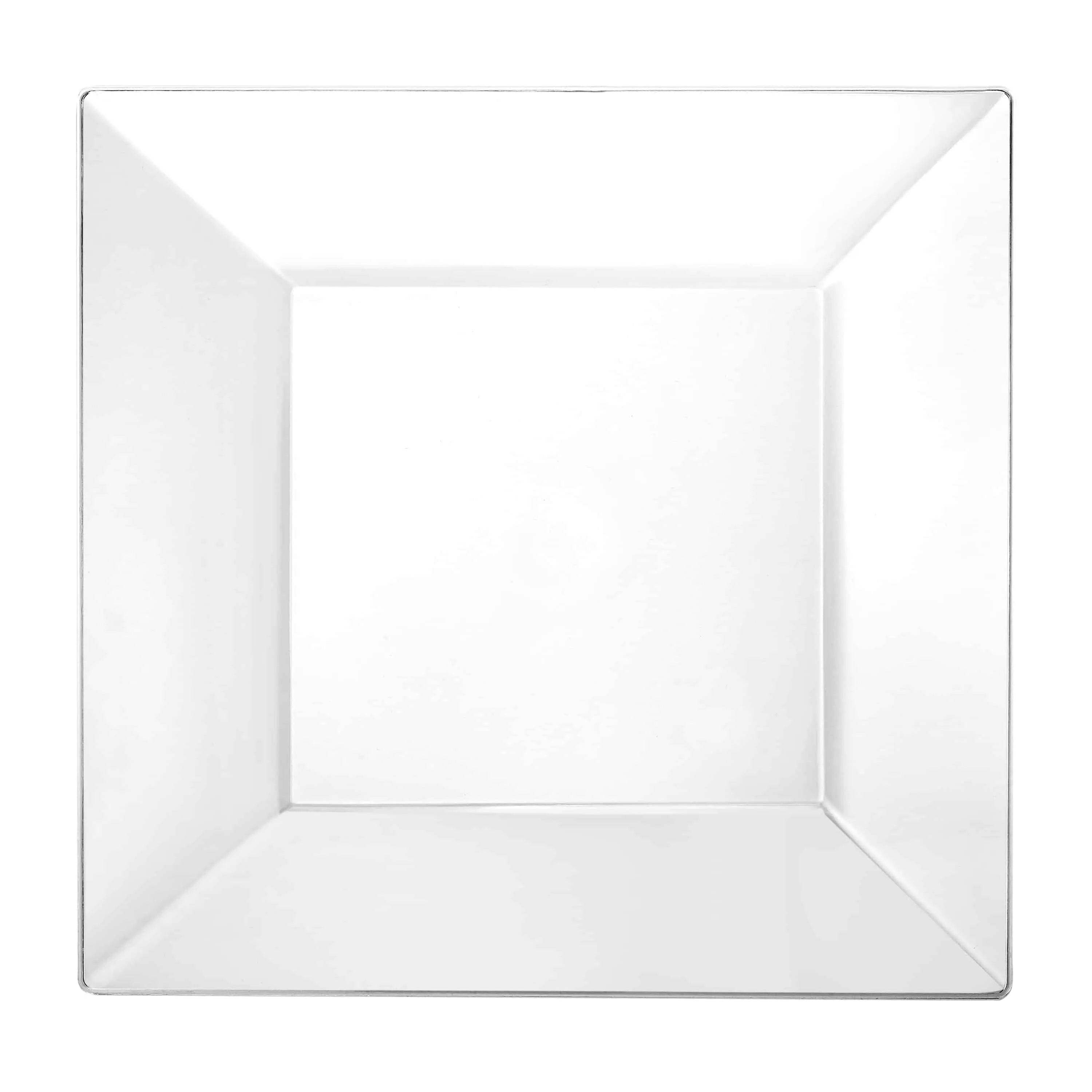 Squares Pearl Premium Plastic Square Dinnerware