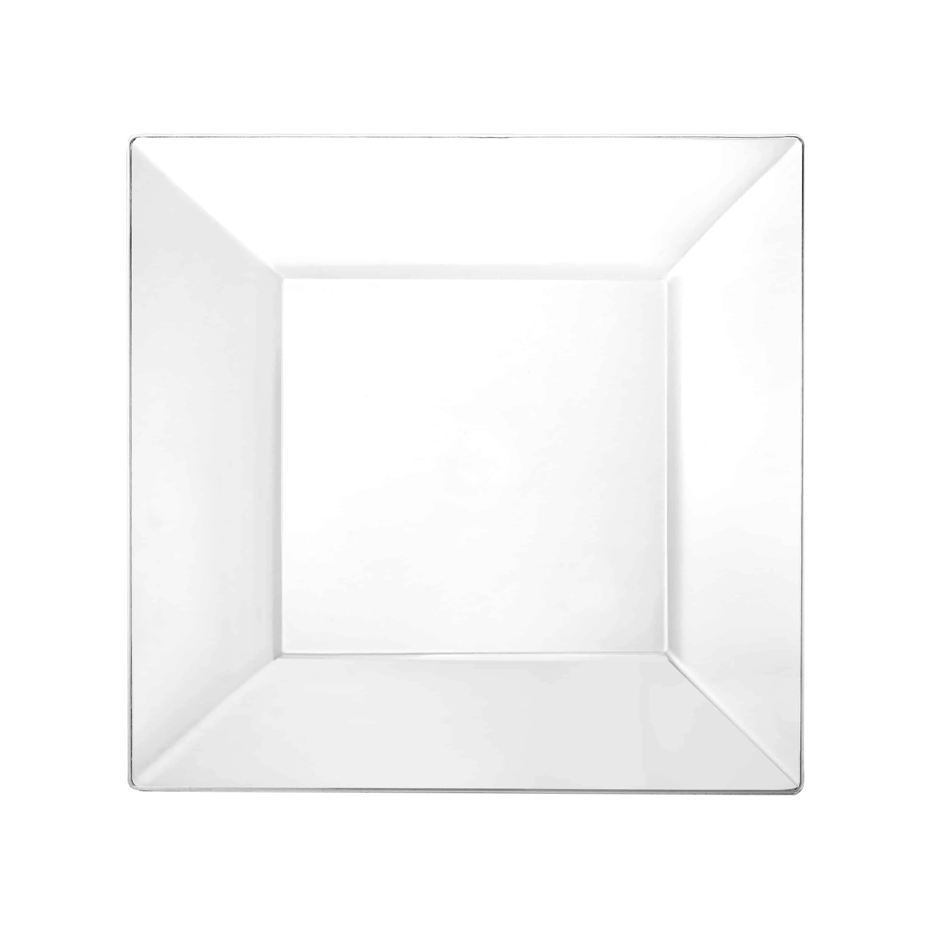 Squares Pearl Premium Plastic Square Dinnerware