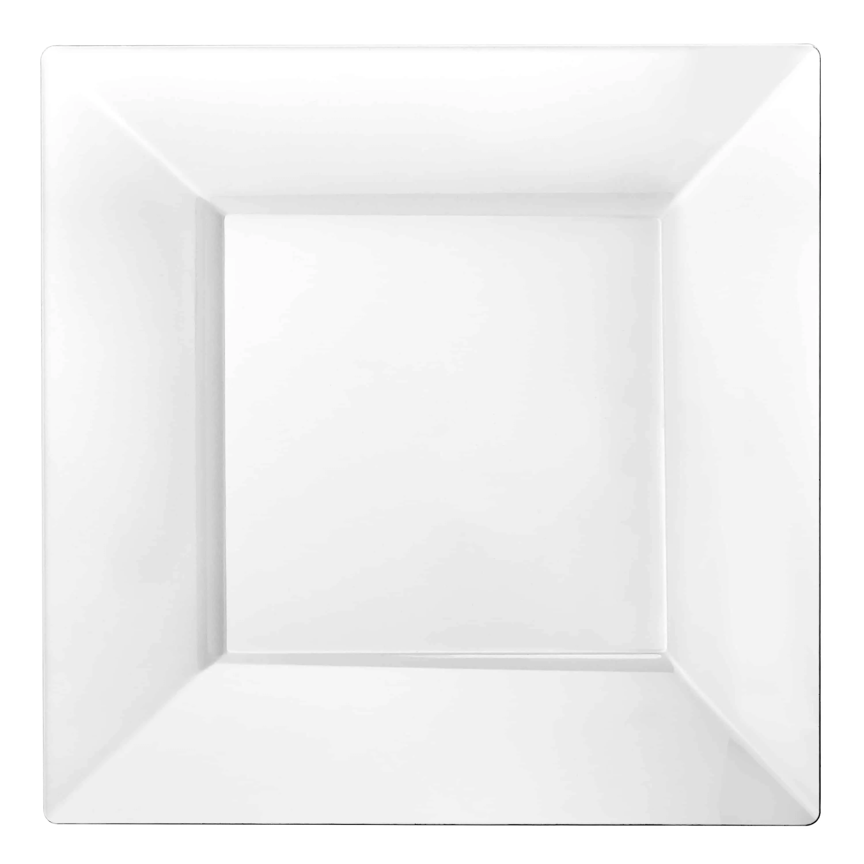 Squares Pearl Premium Plastic Square Dinnerware