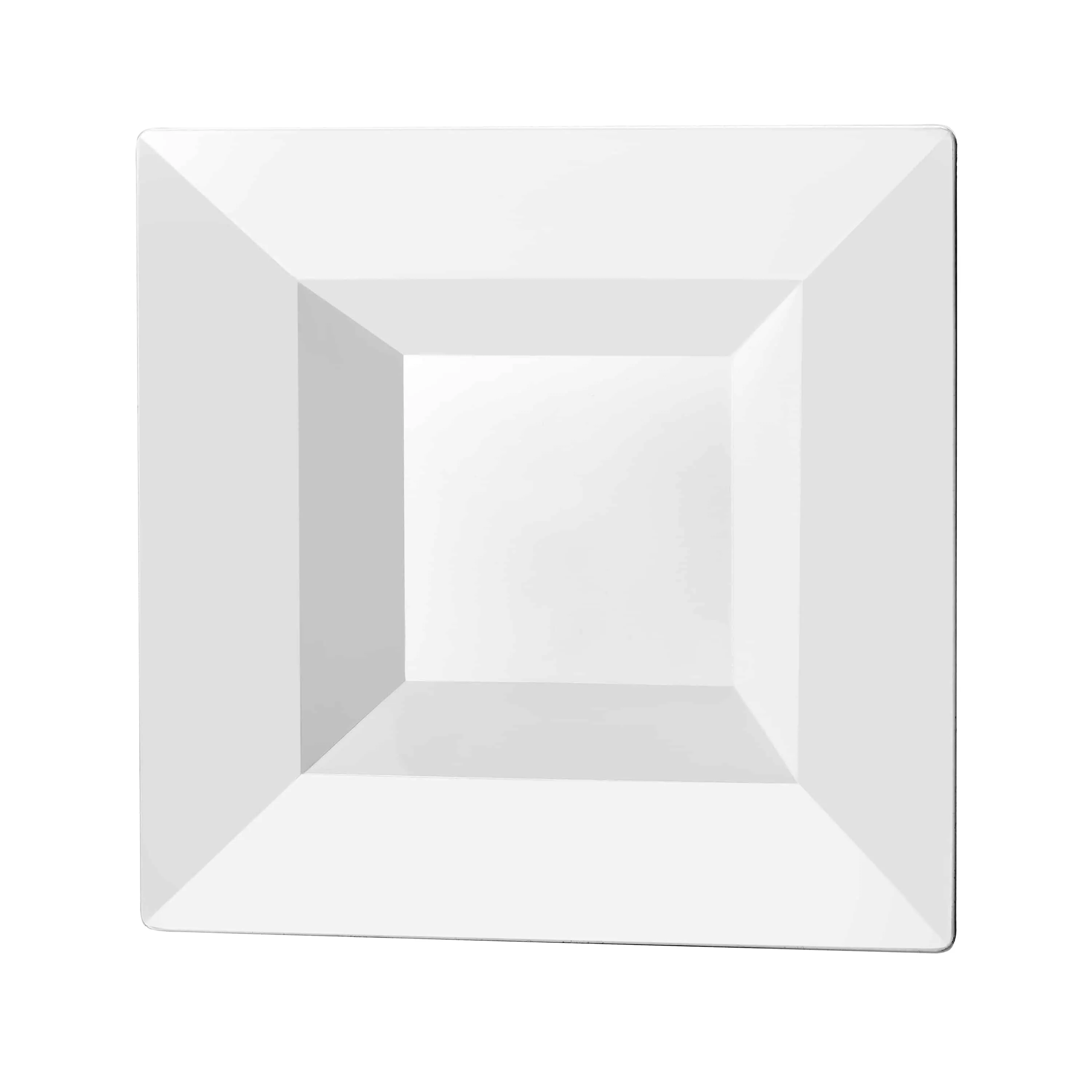 Squares Pearl Premium Plastic Square Dinnerware