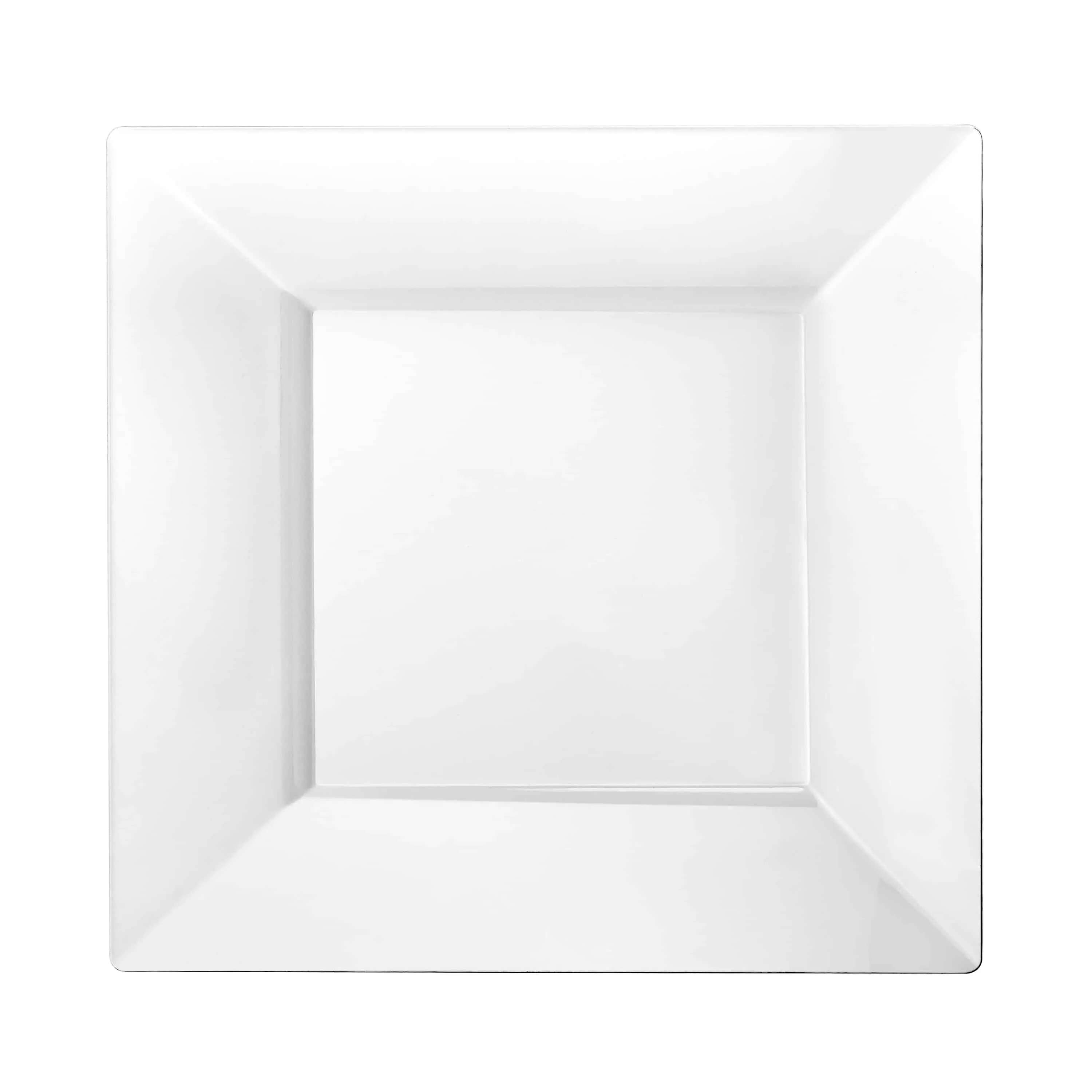 Squares Pearl Premium Plastic Square Dinnerware