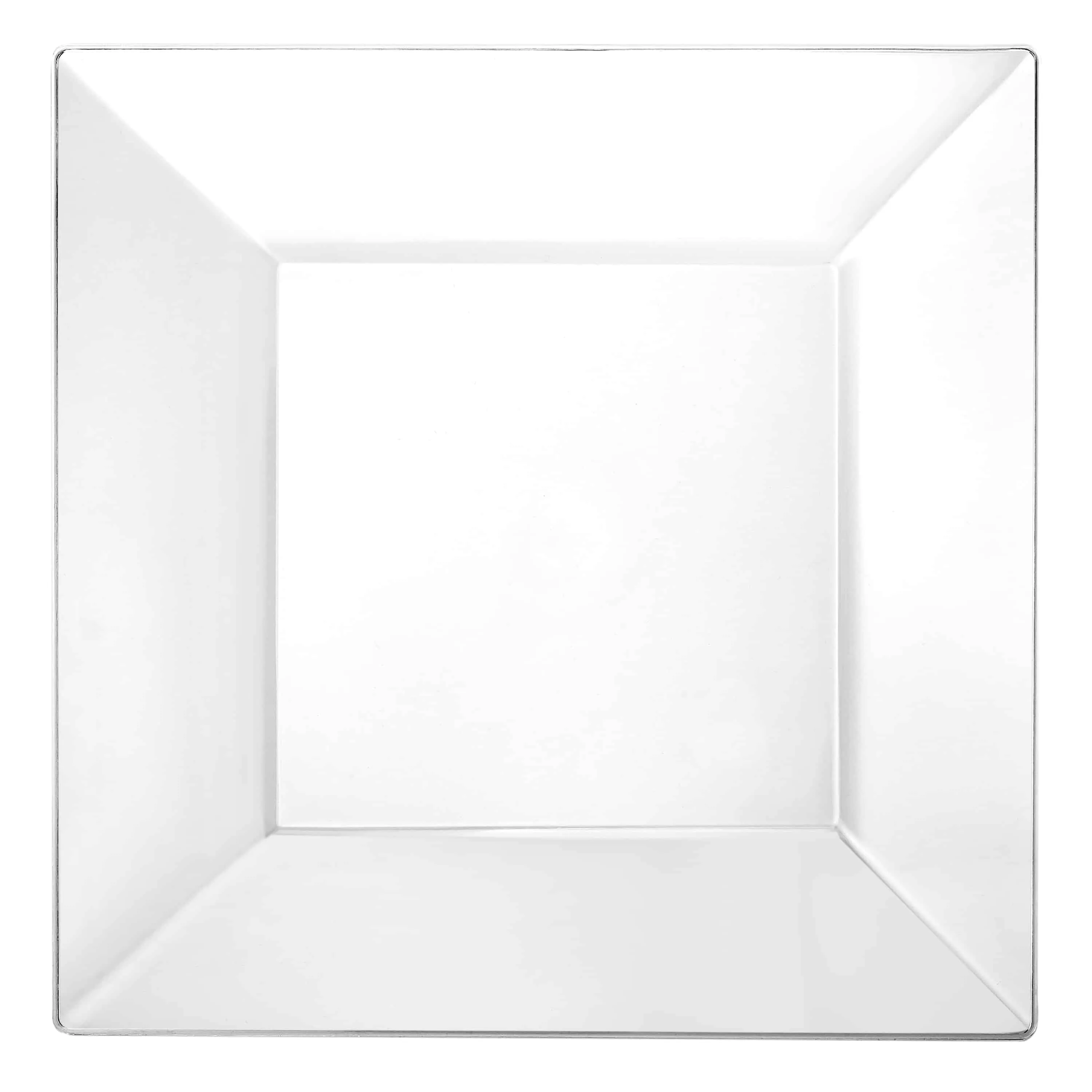 Squares Pearl Premium Plastic Square Dinnerware