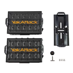 Yakattack TracPak Combo Kit, Two Boxes and Track Mount